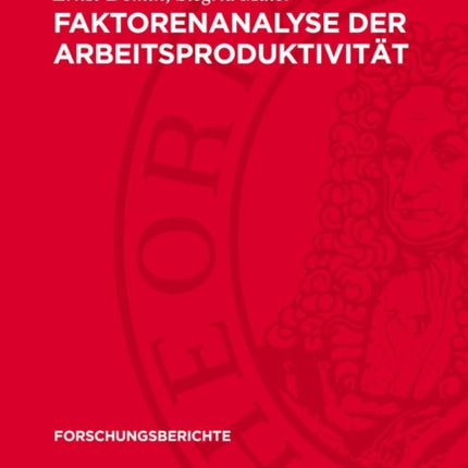 Faktorenanalyse Der Arbeitsproduktivität