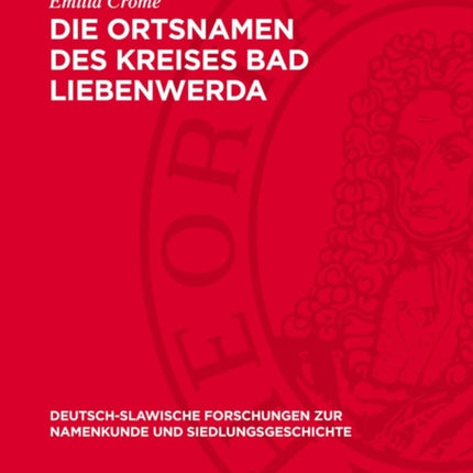 Die Ortsnamen Des Kreises Bad Liebenwerda