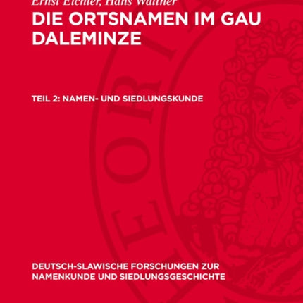 Namen Und Siedlungskunde