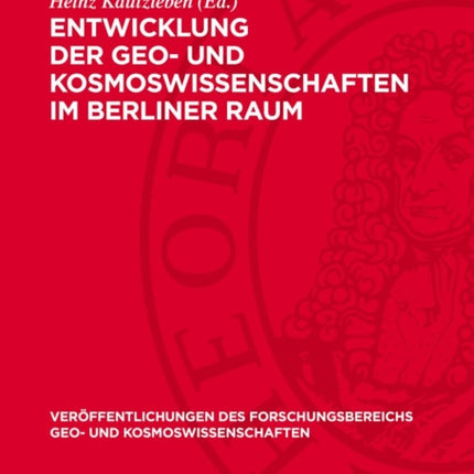 Entwicklung der Geo und Kosmoswissenschaften im