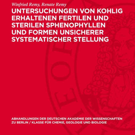 Untersuchungen Von Kohlig Erhaltenen Fertilen Und