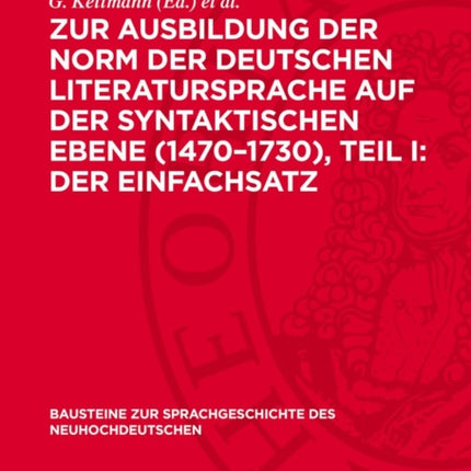 Zur Ausbildung Der Norm Der Deutschen