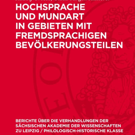 Hochsprache Und Mundart in Gebieten Mit