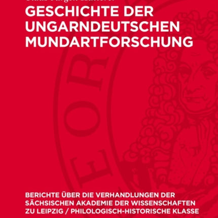 Geschichte Der Ungarndeutschen Mundartforschung