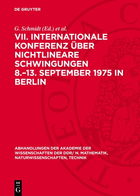 VII. Internationale Konferenz Über Nichtlineare