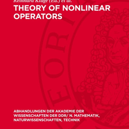 Theory of Nonlinear Operators