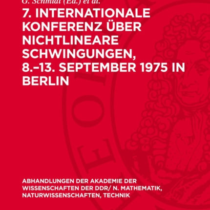 7. Internationale Konferenz Über Nichtlineare