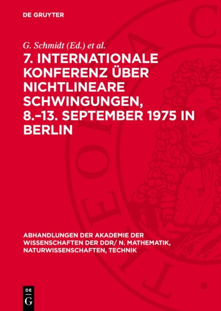 7. Internationale Konferenz Über Nichtlineare