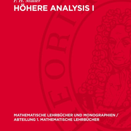 Höhere Analysis I