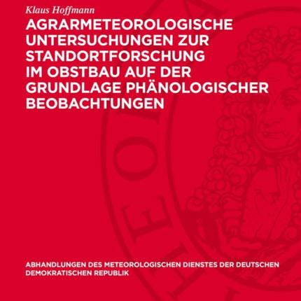 Agrarmeteorologische Untersuchungen Zur