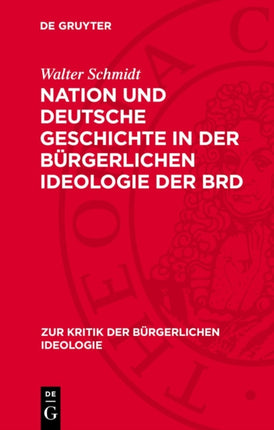 Nation Und Deutsche Geschichte in Der
