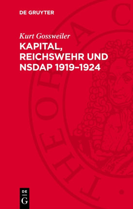 Kapital Reichswehr Und Nsdap 19191924