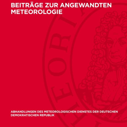 Beiträge Zur Angewandten Meteorologie