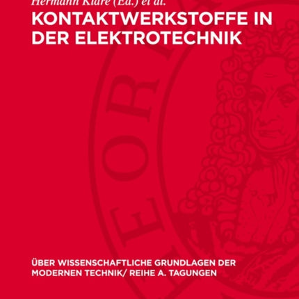 Kontaktwerkstoffe in Der Elektrotechnik