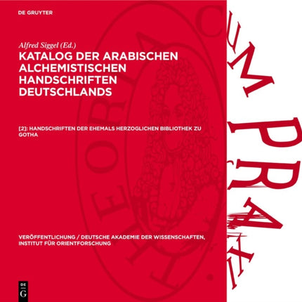 Handschriften Der Ehemals Herzoglichen Bibliothek