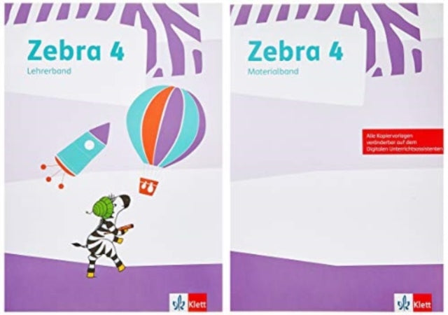 Zebra 4 Lehrerband und Materialband zum Verbrauchsmaterial Klasse 4 Paket Lehrerband und Materialband zum Verbrauchsmaterial Klasse 4