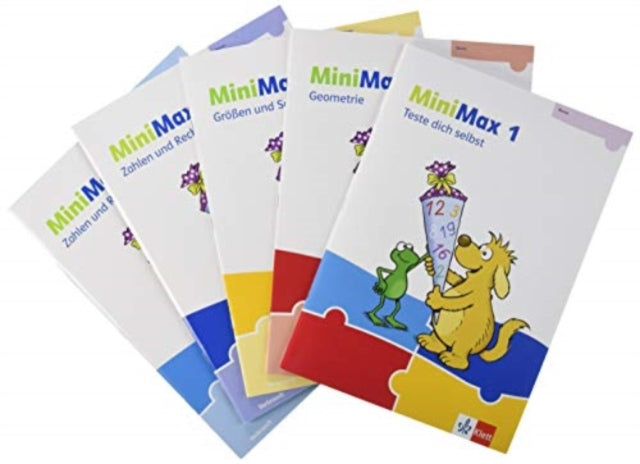 MiniMax 1. Schülerpaket 4 Themenhefte Zahlen und Rechnen A Zahlen und Rechnen B Größen und Sachrechnen Geometrie  Verbrauchsmaterial Klasse 1