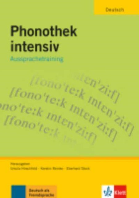 Phonothek intensiv Aussprachetraining  Arbeitsbuch