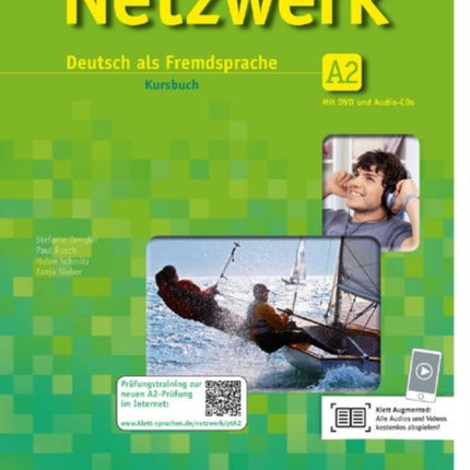 Netzwerk Kursbuch A2 mit 2 AudioCDs  2 DVDs