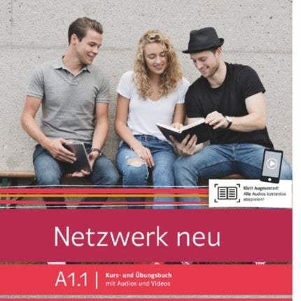 Netzwerk neu in Teilbanden: Kurs- und  Ubungsbuch A1.1 mit Audios und Videos