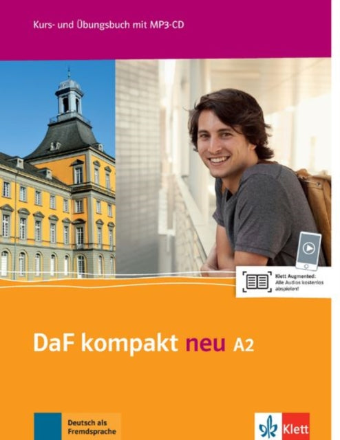 DaF kompakt neu in 3 Banden Kurs und Ubungsbuch A2 mit MP3CD