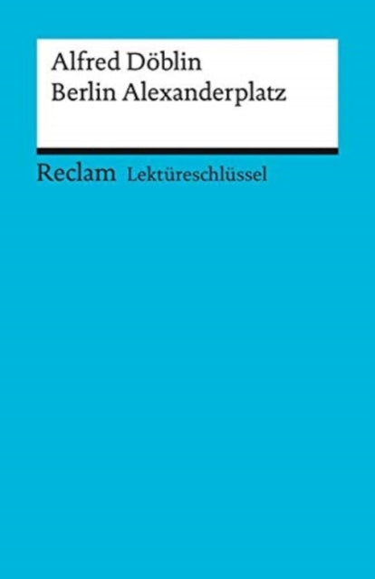 Berlin Alexanderplatz Lektreschlssel