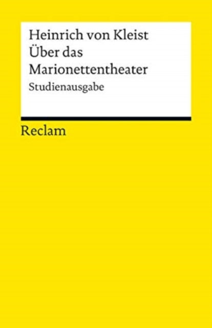 ber das Marionettentheater Studienausgabe