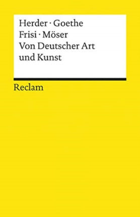 Von Deutscher Art und Kunst Einige fliegende