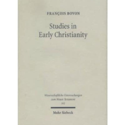 Studies in Early Christianity