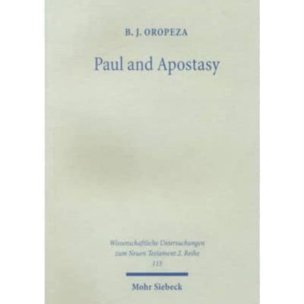 Paul and Apostasy