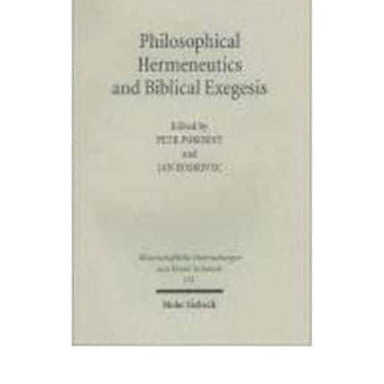 Philosophical Hermeneutics and Biblical Exegesis