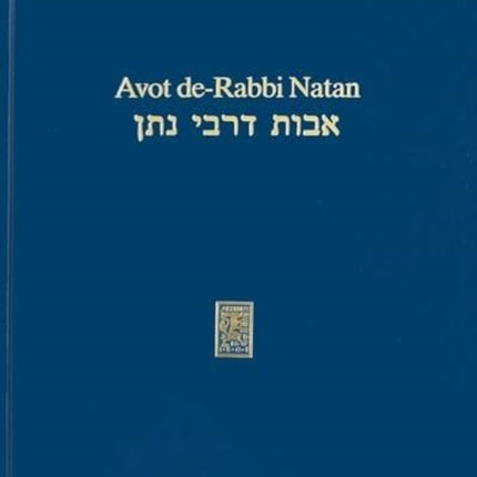 Avot de-Rabbi Natan: Synoptische Edition beider Versionen.