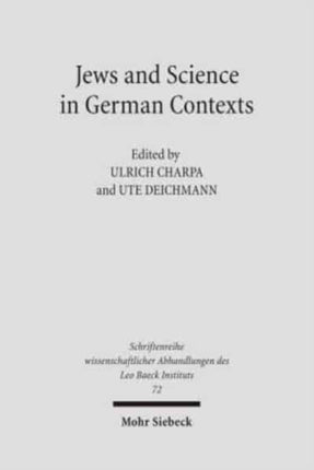 Jews and Sciences in German Contexts: Case Studies from the 19th and 20th Centuries