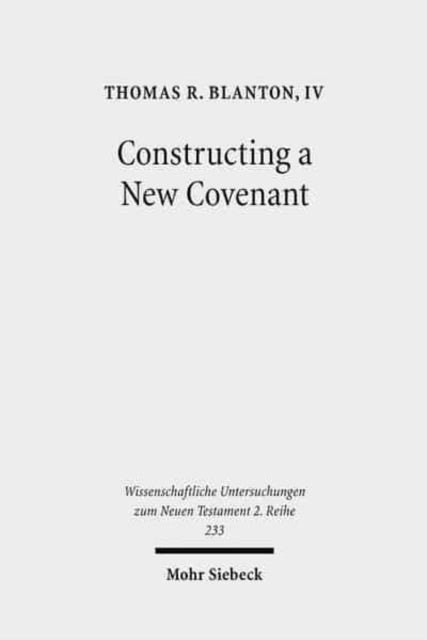 Constructing a New Covenant: Discursive Strategies in the Damascus Document and Second Corinthians