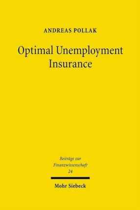 Optimal Unemployment Insurance