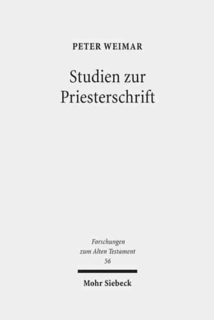 Studien zur Priesterschrift