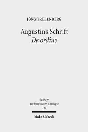 Augustins Schrift De ordine: Einführung,