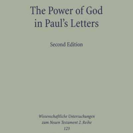 The Power of God in Paul's Letters