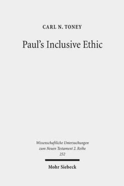 Paul's Inclusive Ethic: Resolving Community Conflicts and Promoting Mission in Romans 14-15