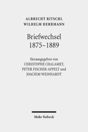 Briefwechsel 1875 - 1889