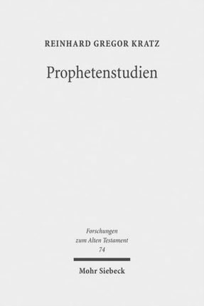 Prophetenstudien: Kleine Schriften II