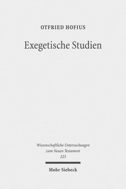 Exegetische Studien