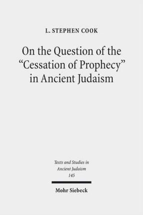 On the Question of the  Cessation of Prophecy  in
