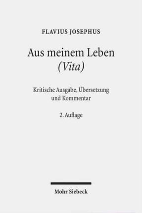 Aus meinem Leben (Vita): Kritische Ausgabe, Übersetzung und Kommentar