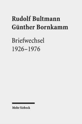 Briefwechsel 1926-1976