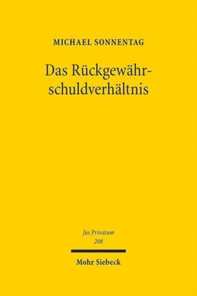 Das Rückgewährschuldverhältnis