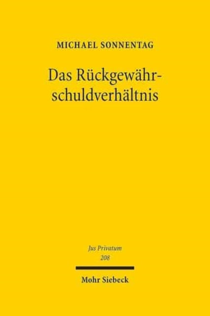 Das Rückgewährschuldverhältnis