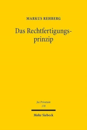 Das Rechtfertigungsprinzip: Eine Vertragstheorie