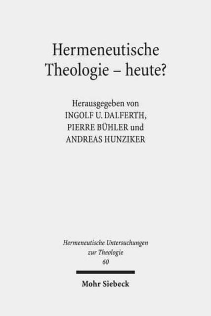 Hermeneutische Theologie - heute?