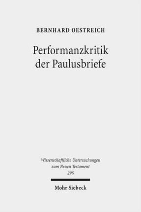 Performanzkritik der Paulusbriefe